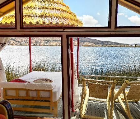 Uros Qhota Uta Lodge Пуно Экстерьер фото