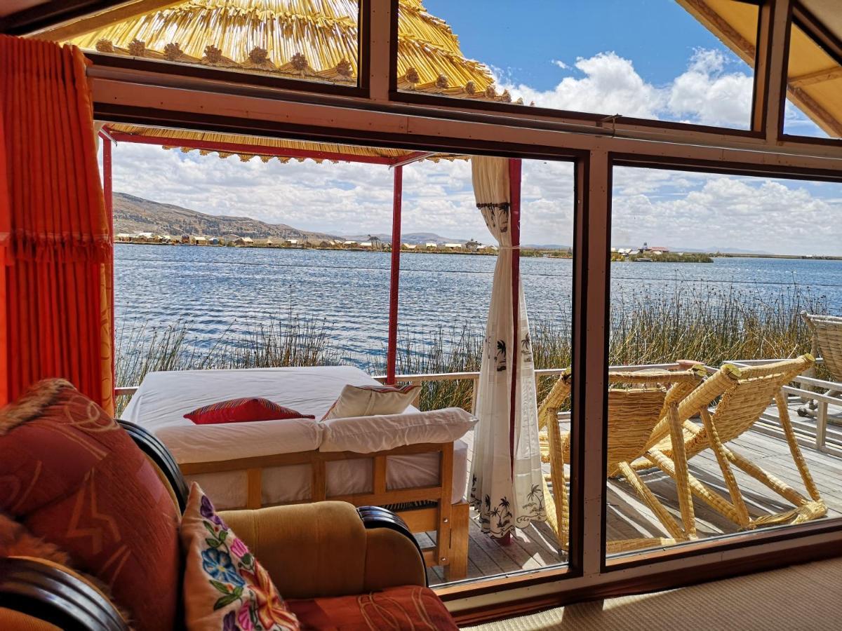 Uros Qhota Uta Lodge Пуно Экстерьер фото