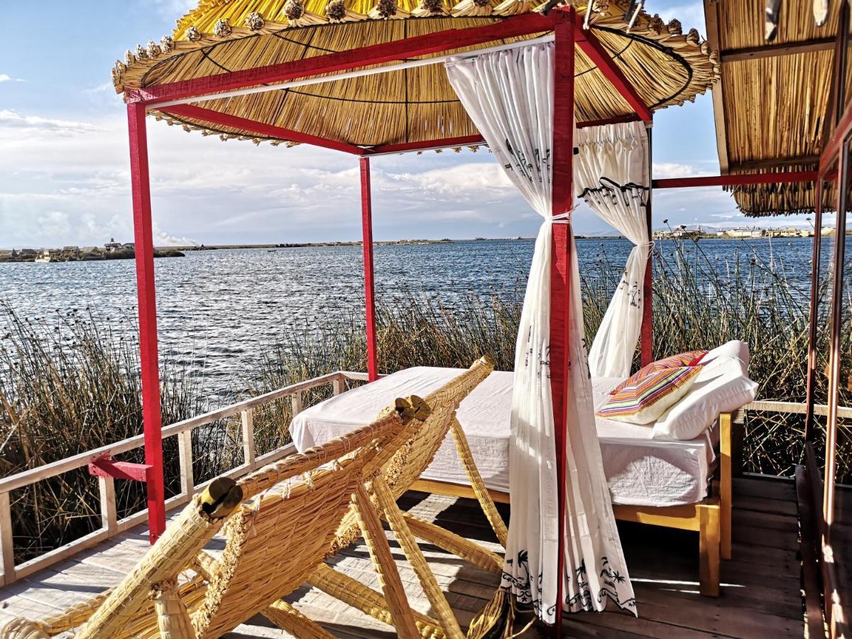 Uros Qhota Uta Lodge Пуно Экстерьер фото