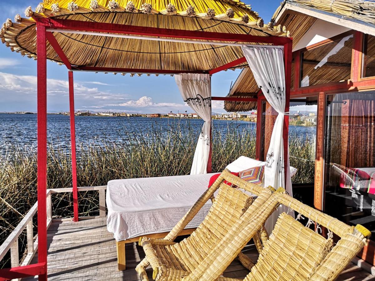 Uros Qhota Uta Lodge Пуно Экстерьер фото