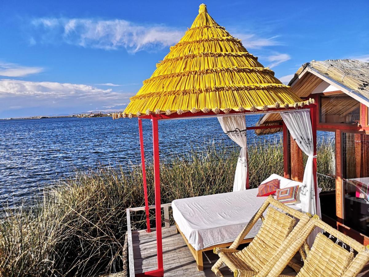 Uros Qhota Uta Lodge Пуно Экстерьер фото